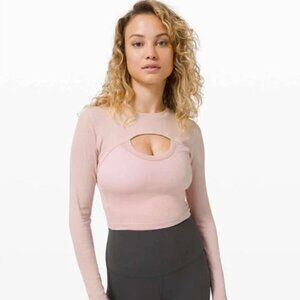 Lululemon Pink Long Sleeve Shirt